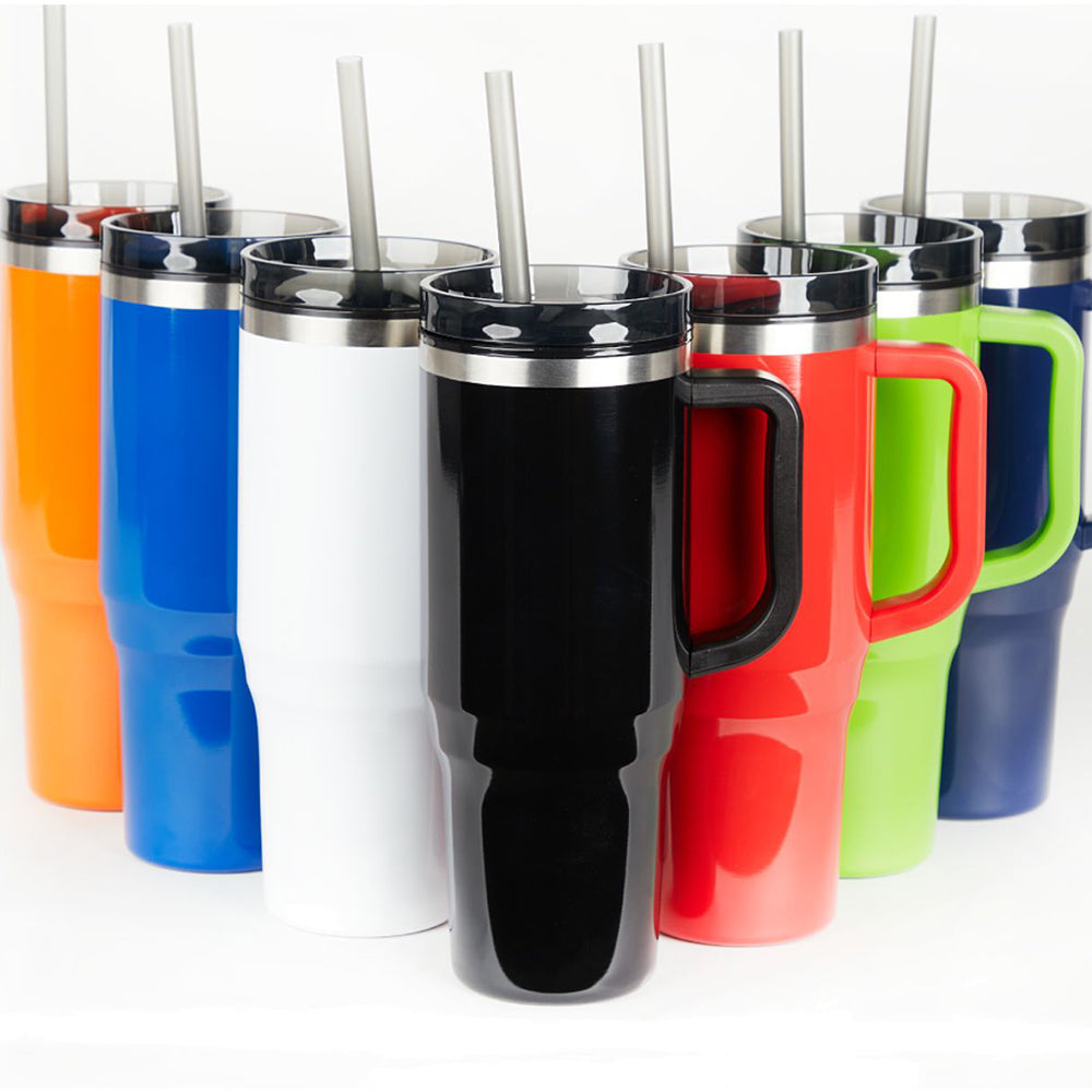 Eco-Friendly Tumbler with Straw - 40 oz.