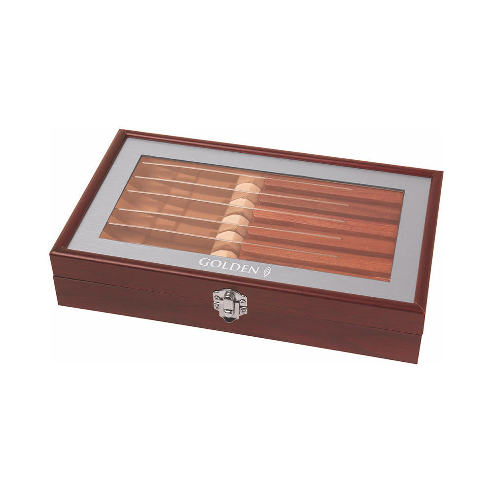 Rosewood 6-Piece Steak Knife Set
