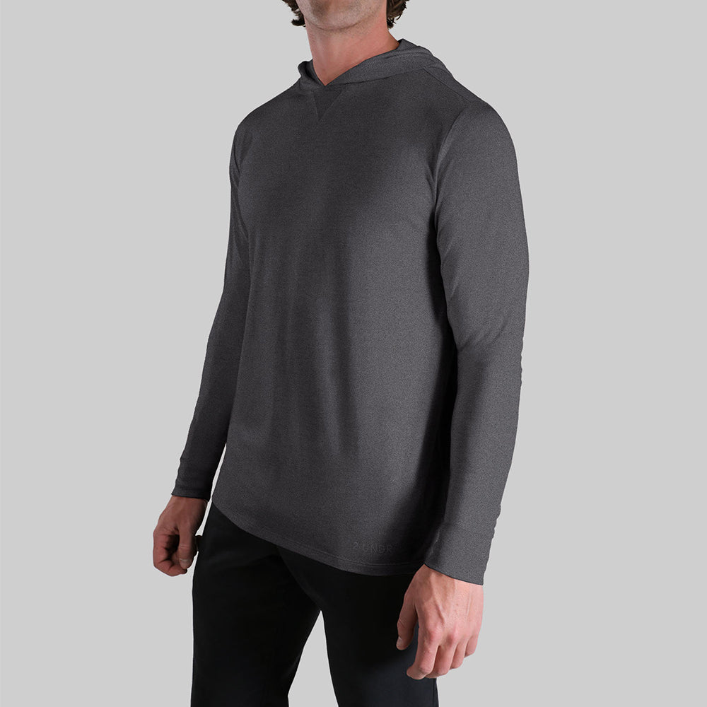 2Undr Luxury Long Sleeve Hooded Tee