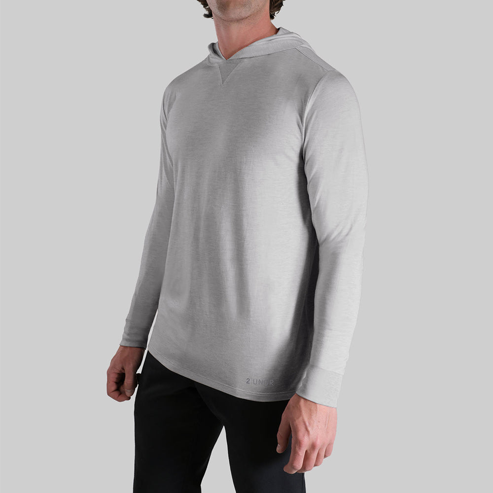 2Undr Luxury Long Sleeve Hooded Tee