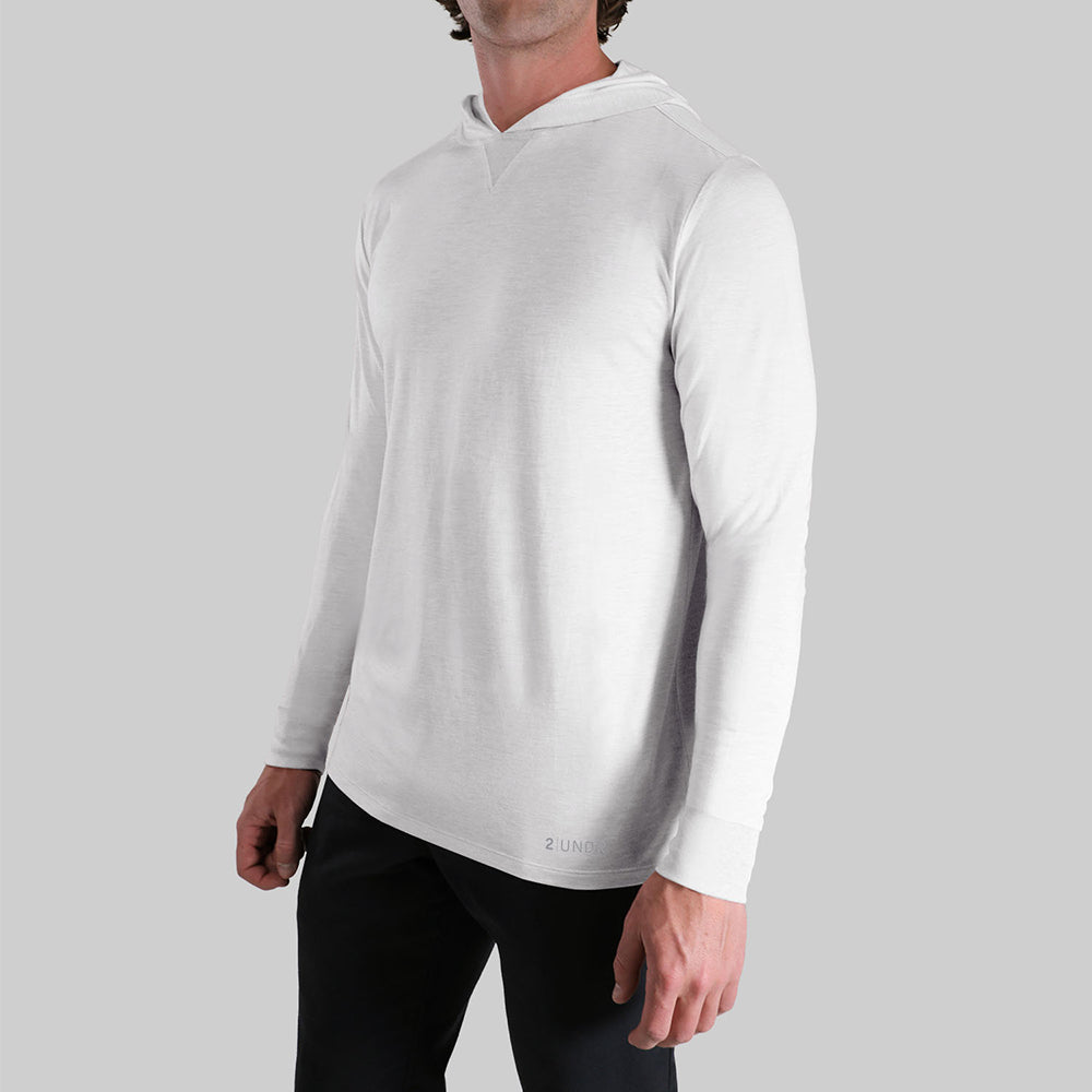 2Undr Luxury Long Sleeve Hooded Tee