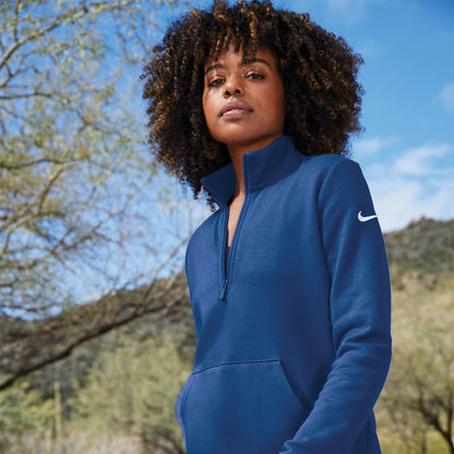 Nike Women's Club Half-Zip Fleece Pullover