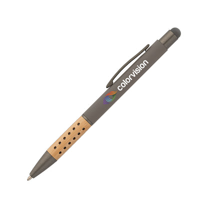 Bamboo Grip Stylus Pen