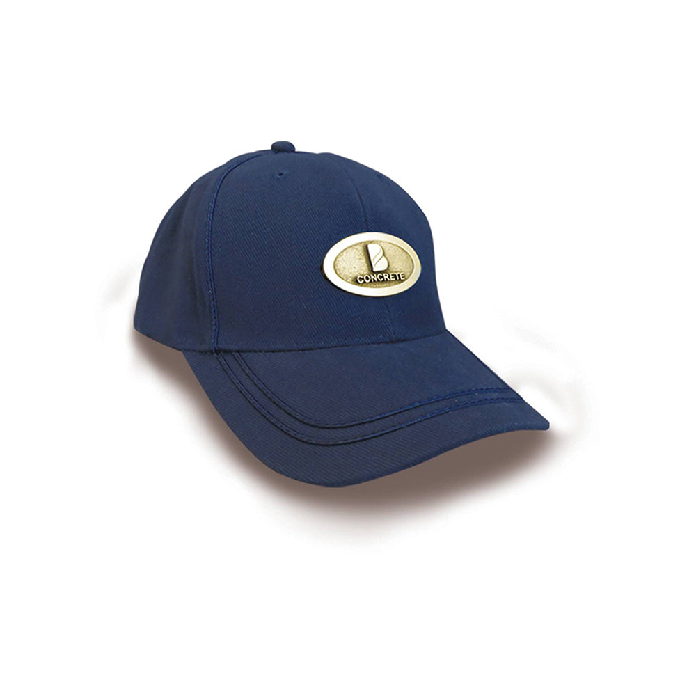 Cap with Metal Emblem