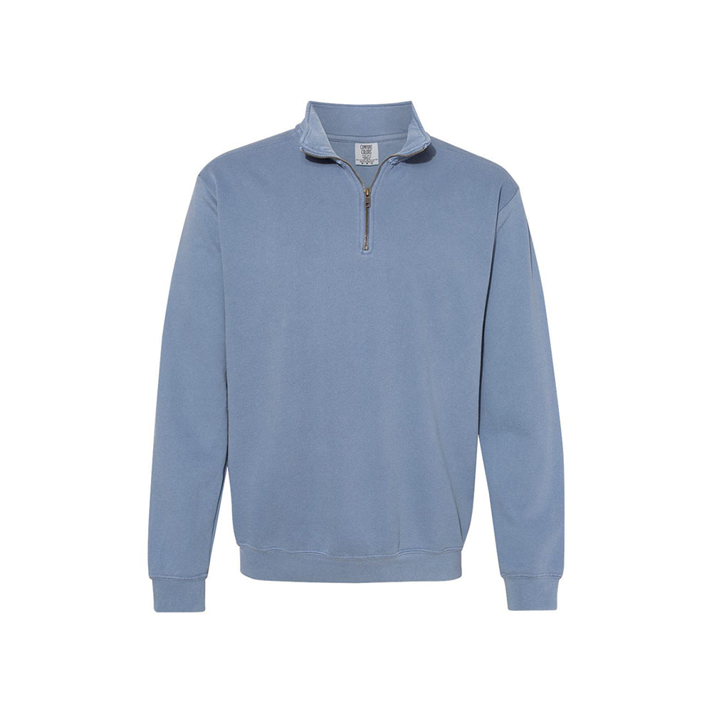 Garment Dyed Quarter Zip Sweatshirt