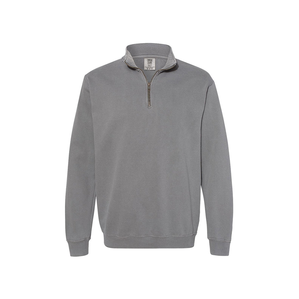 Garment Dyed Quarter Zip Sweatshirt