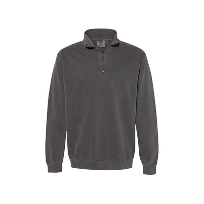 Garment Dyed Quarter Zip Sweatshirt