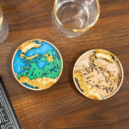 Layered Wood Coaster