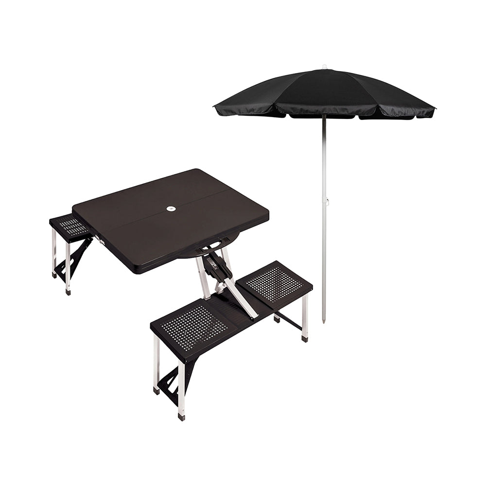 Picnic Table and Umbrella Set