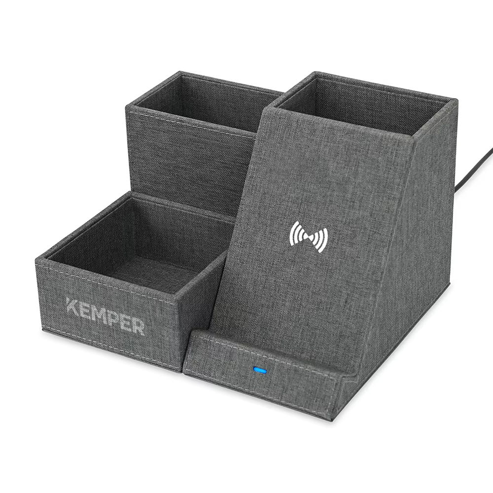 Recycled Charging Desk Organizer