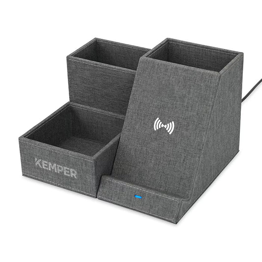 Recycled Charging Desk Organizer