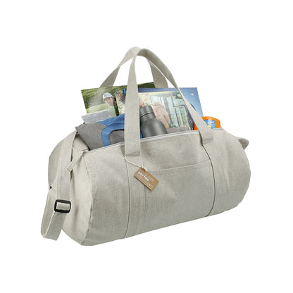 Recycled Cotton Barrel Duffle Bag